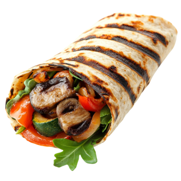 Halloumi wrap